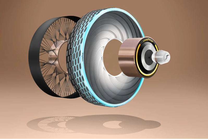 固特异的“可充电”概念轮胎
