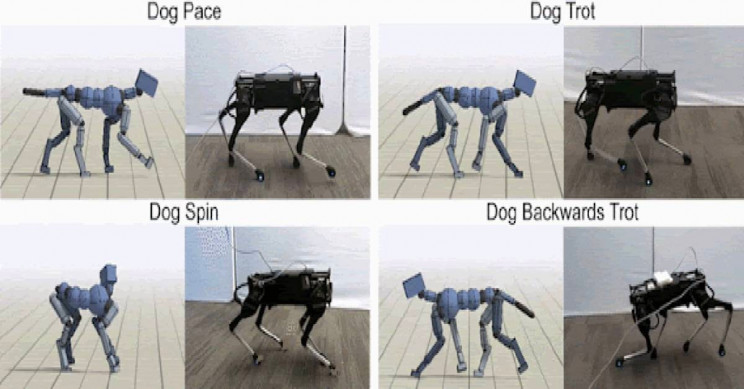 Google研究人员使用AI教机器狗像真实狗一样运动