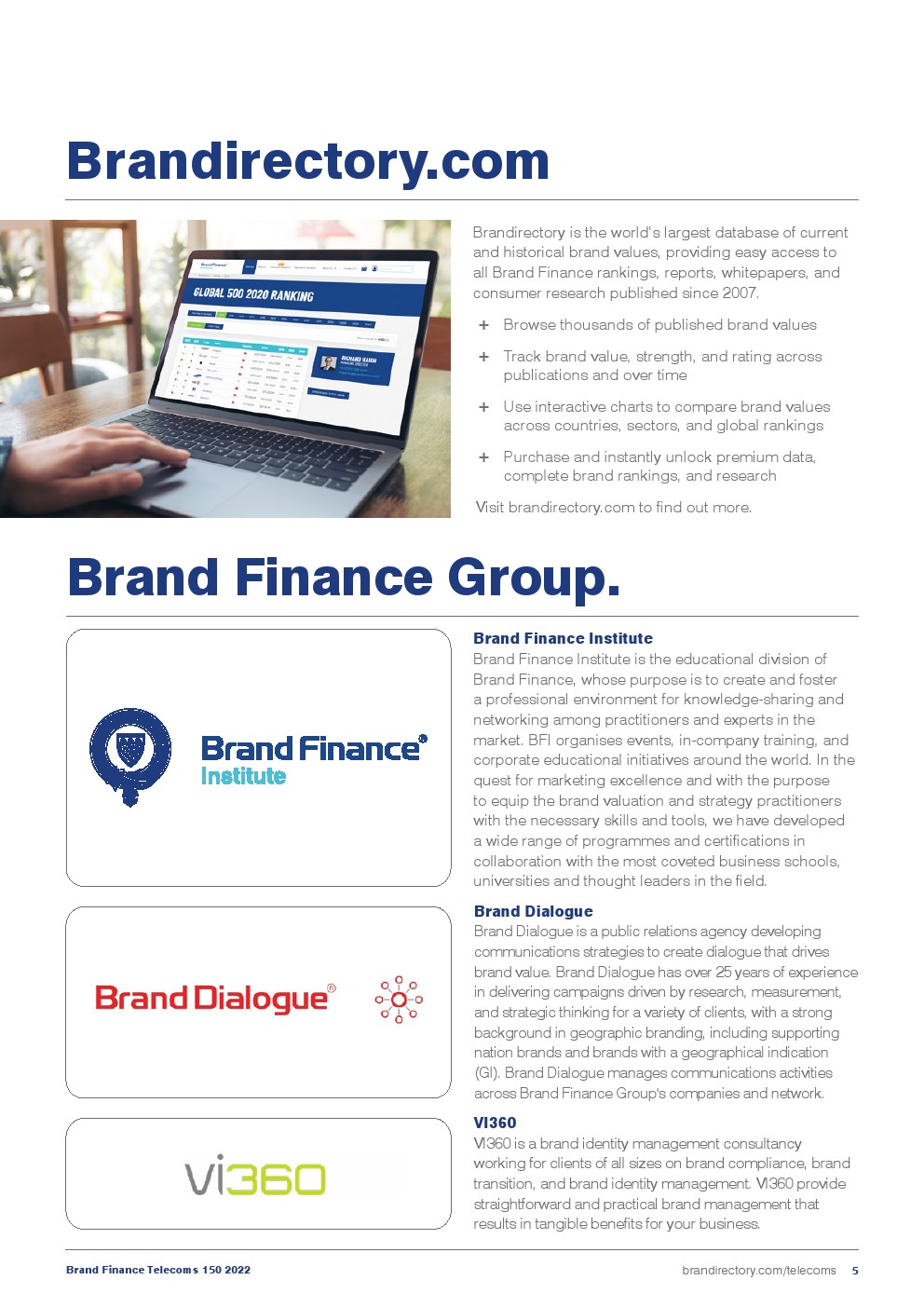 Brand Finance：2022年全球电信行业150强报告