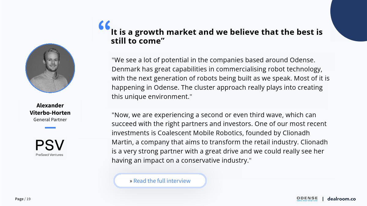 DealRoom：2022年丹麦机器人投资报告