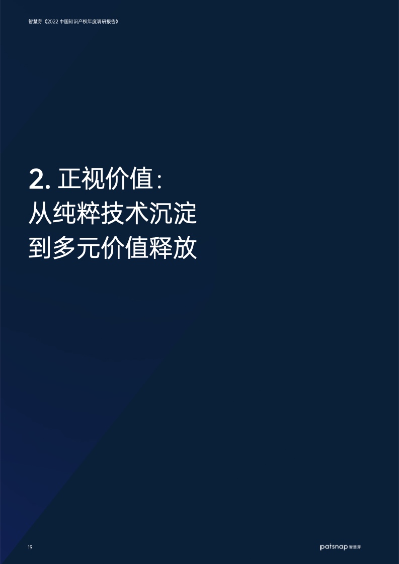 智慧芽：2022中国知识产权年度调研报告
