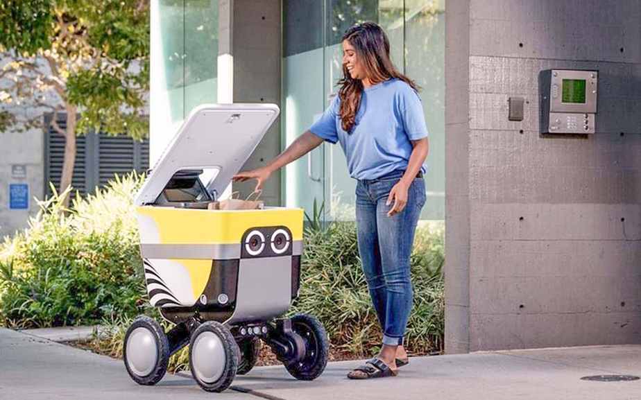 优步在加州两个城市推出机器人送餐服务