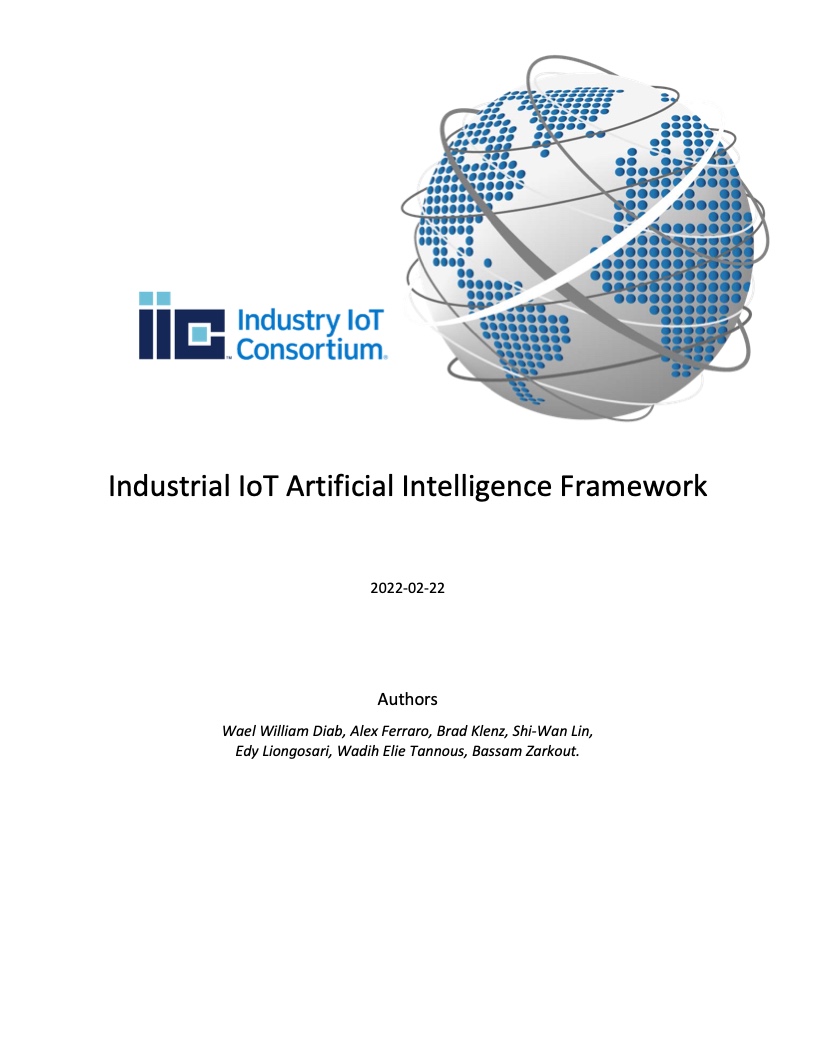 IIC：工业物联网人工智能框架白皮书