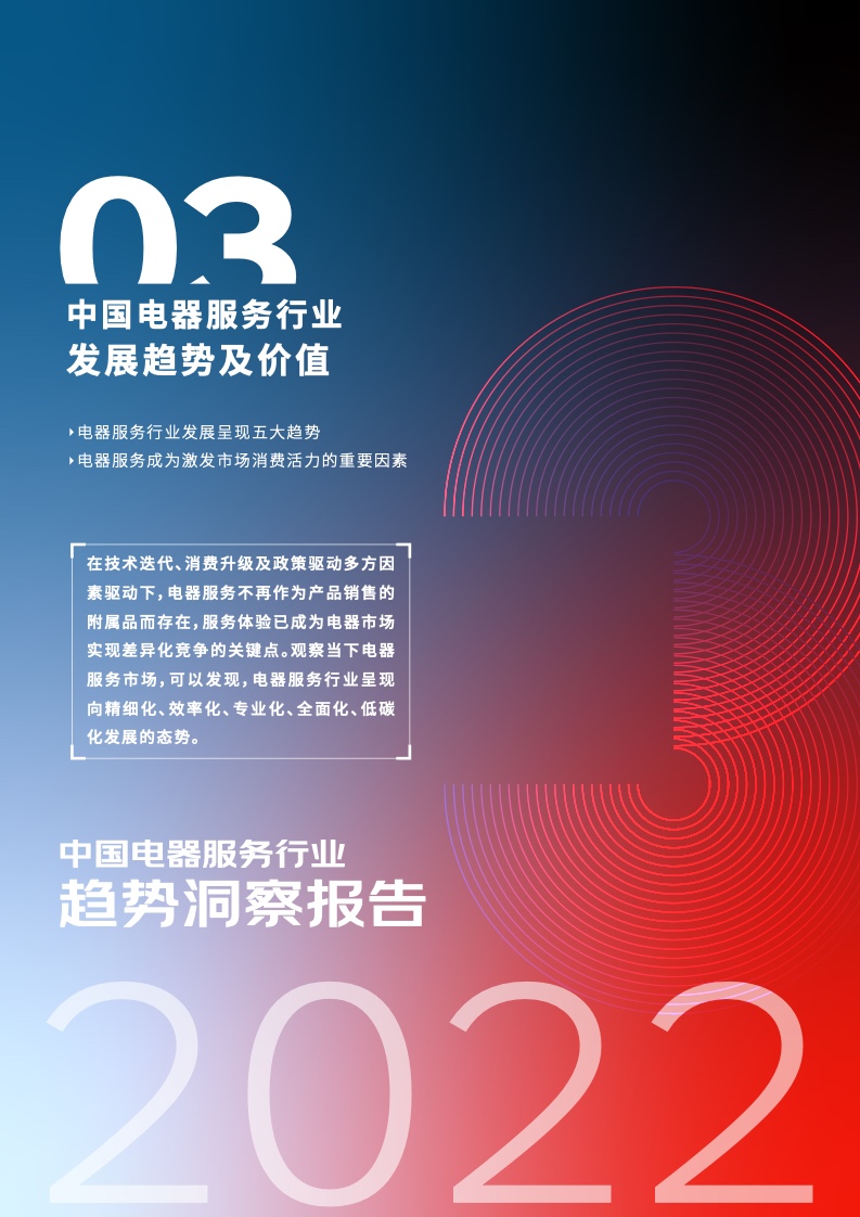 京东电器：2022中国电器服务行业趋势洞察报告