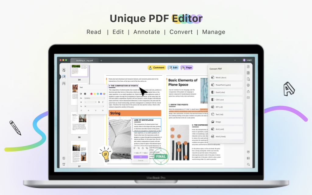 UPDF – 由行业专家设计的 PDF 伴侣