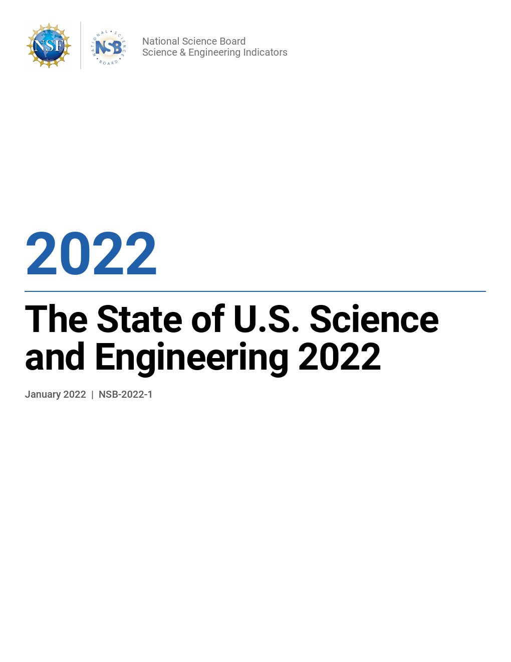 NSF：2022年美国科学与工程报告