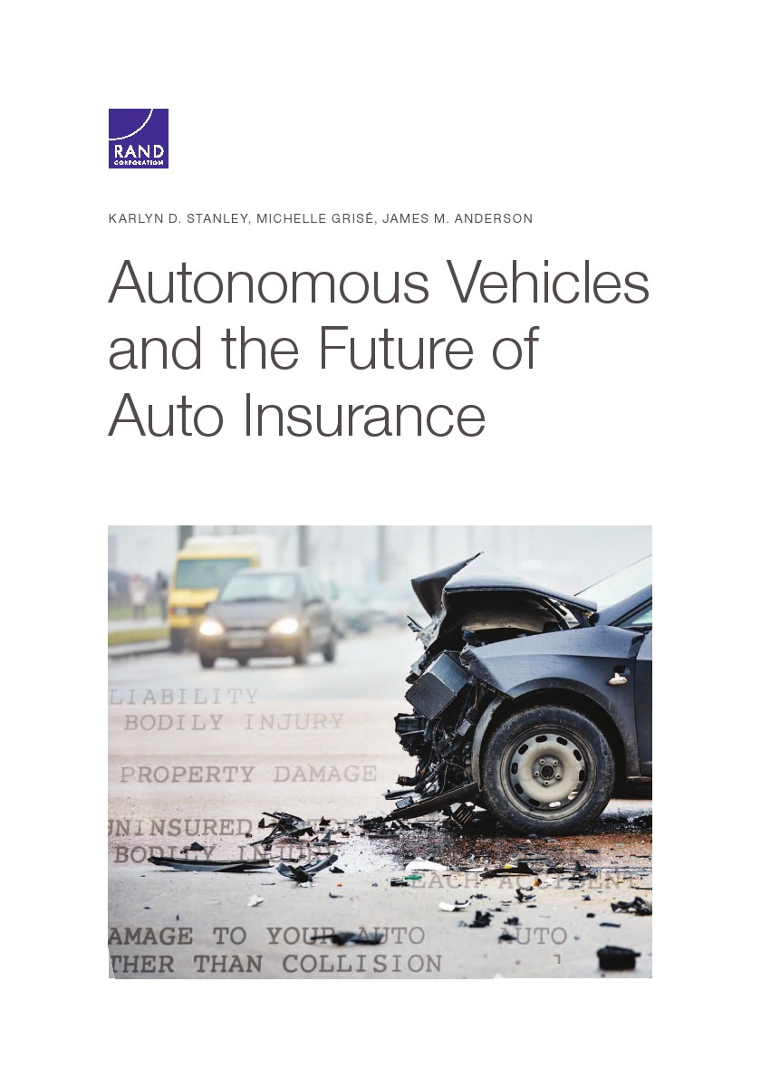 报告：自动驾驶和汽车保险的未来