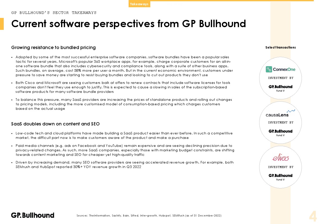 GP Bullhound：2022年第四季度软件报告
