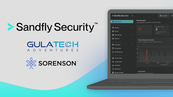 Sandfly Security 获得 Gula Tech Adventures 和 Sorenson Capital 的融资