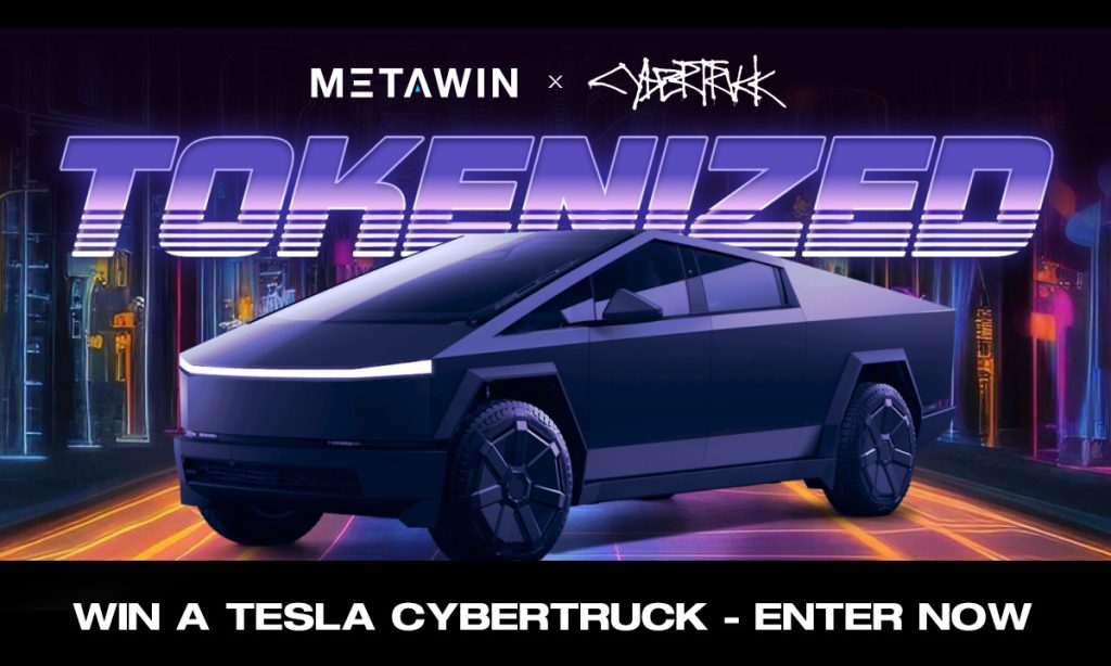 MetaWin 宣布在以太坊第二层区块链上举办创新的代币化特斯拉 Cybertruck 竞赛