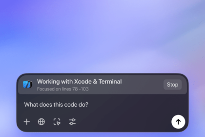 ChatGPT Mac OS 应用与 Xcode 和 Terminal 集成的截图。