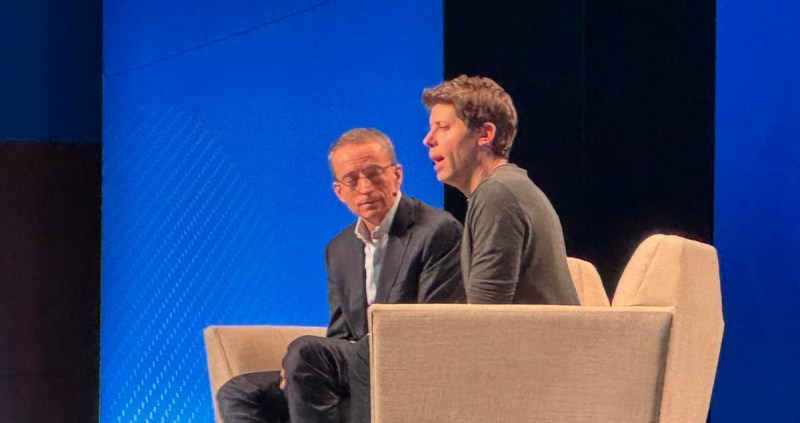 Intel's Pat Gelsinger quizes OpenAI's Sam Altman.