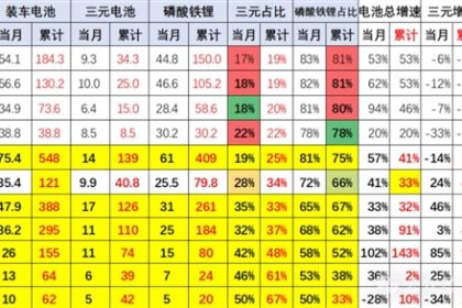 磷酸铁锂笑到最后 三元锂电池装车占比跌至17%创新低