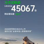 新势力价格屠夫卖爆！零跑5月交付45067辆 破历史新高