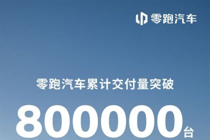 半价理想真卖爆！零跑汽车累计交付量正式突破80万台