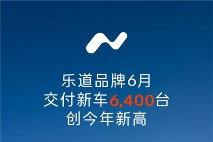 14.99万元买能换电的蔚来车！乐道6月交付新车6400台 创年内新高