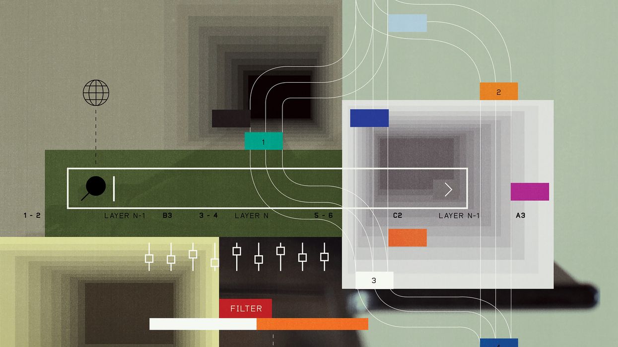 自主AI模型概念图