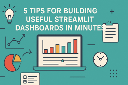 图片：在几分钟内构建有用的Streamlit仪表板的5个技巧