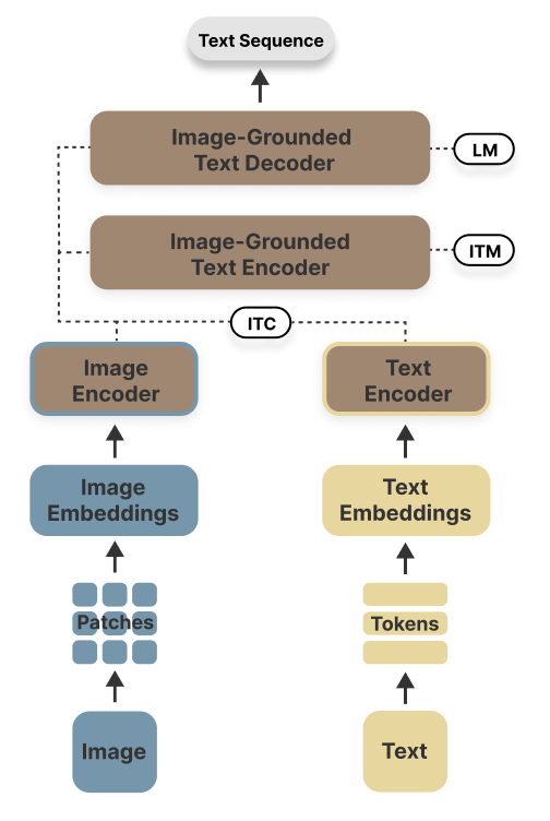 图12：BLIP模型架构