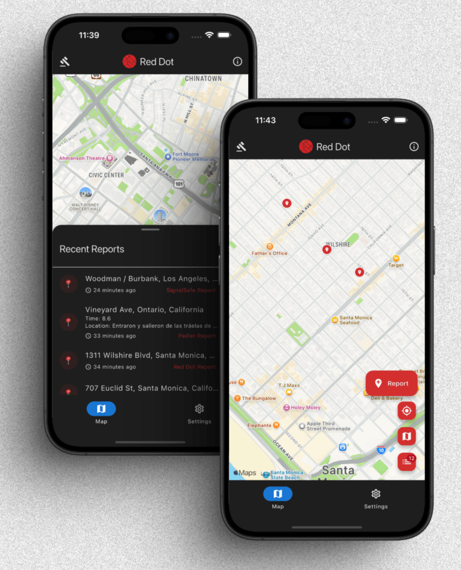 Red Dot 应用界面