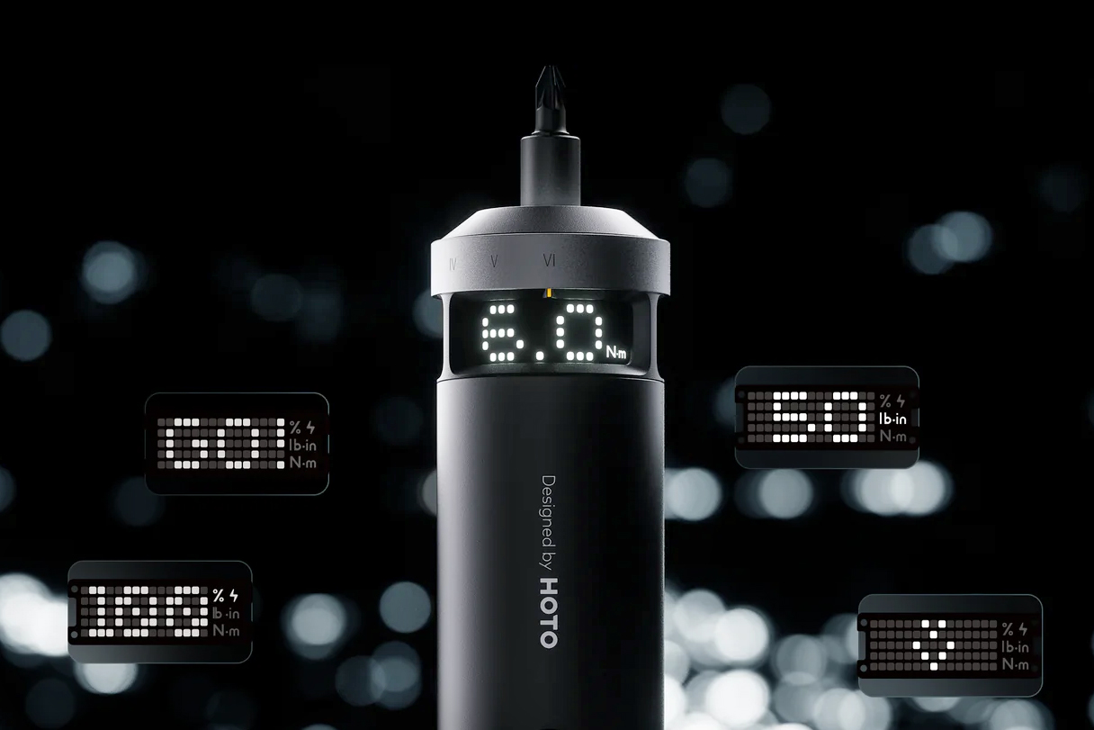 像素化显示屏简洁易读。