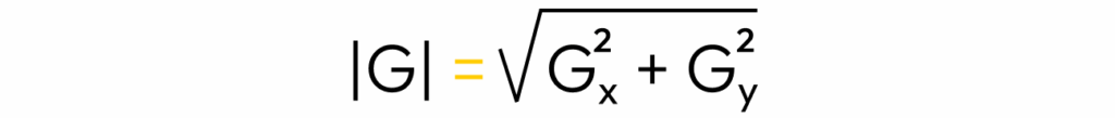 梯度幅度公式