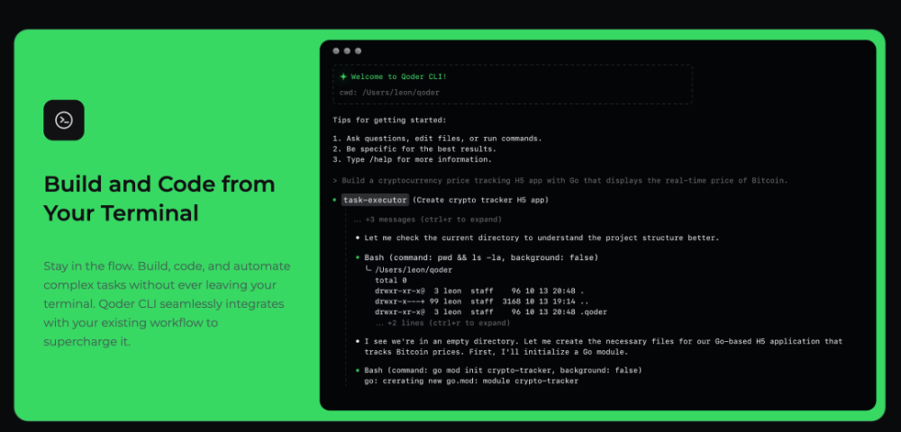 Qoder CLI 功能概览