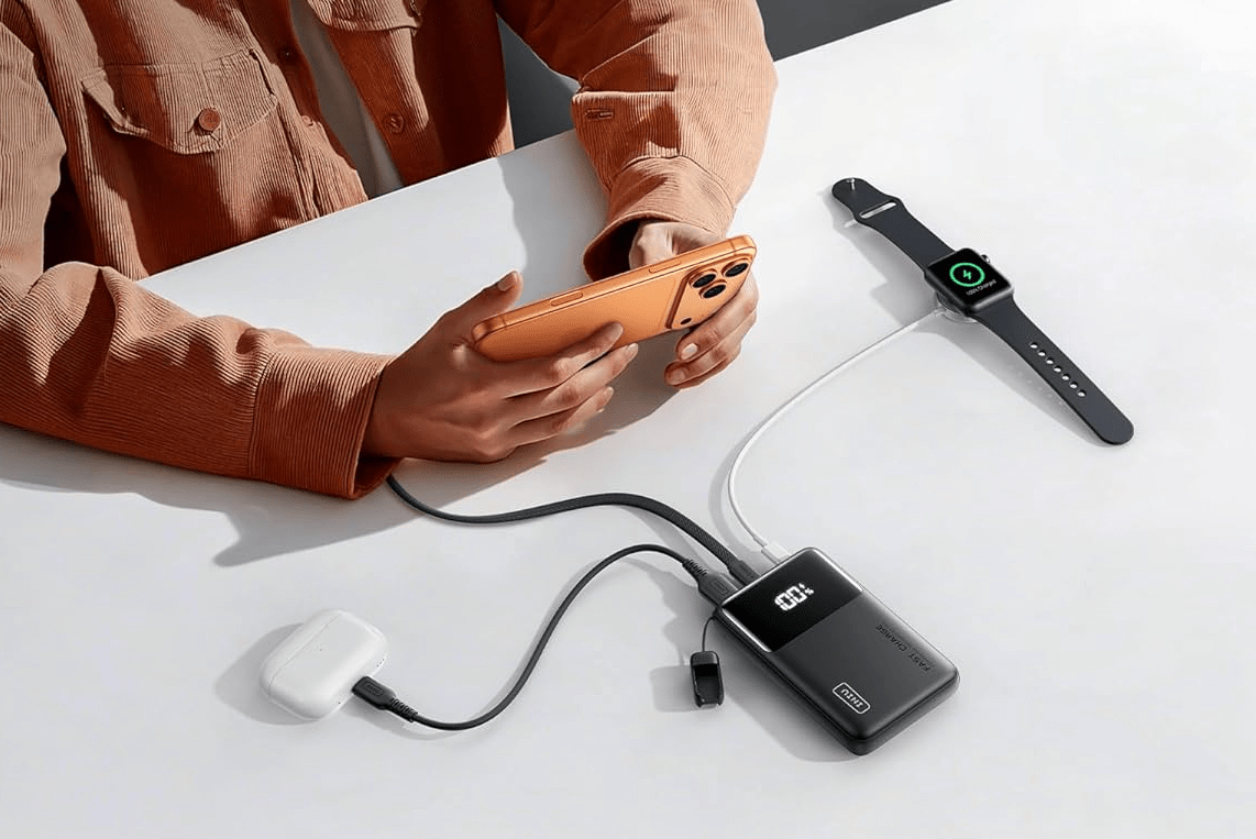 Iniu P55-E2 移动电源生活场景图