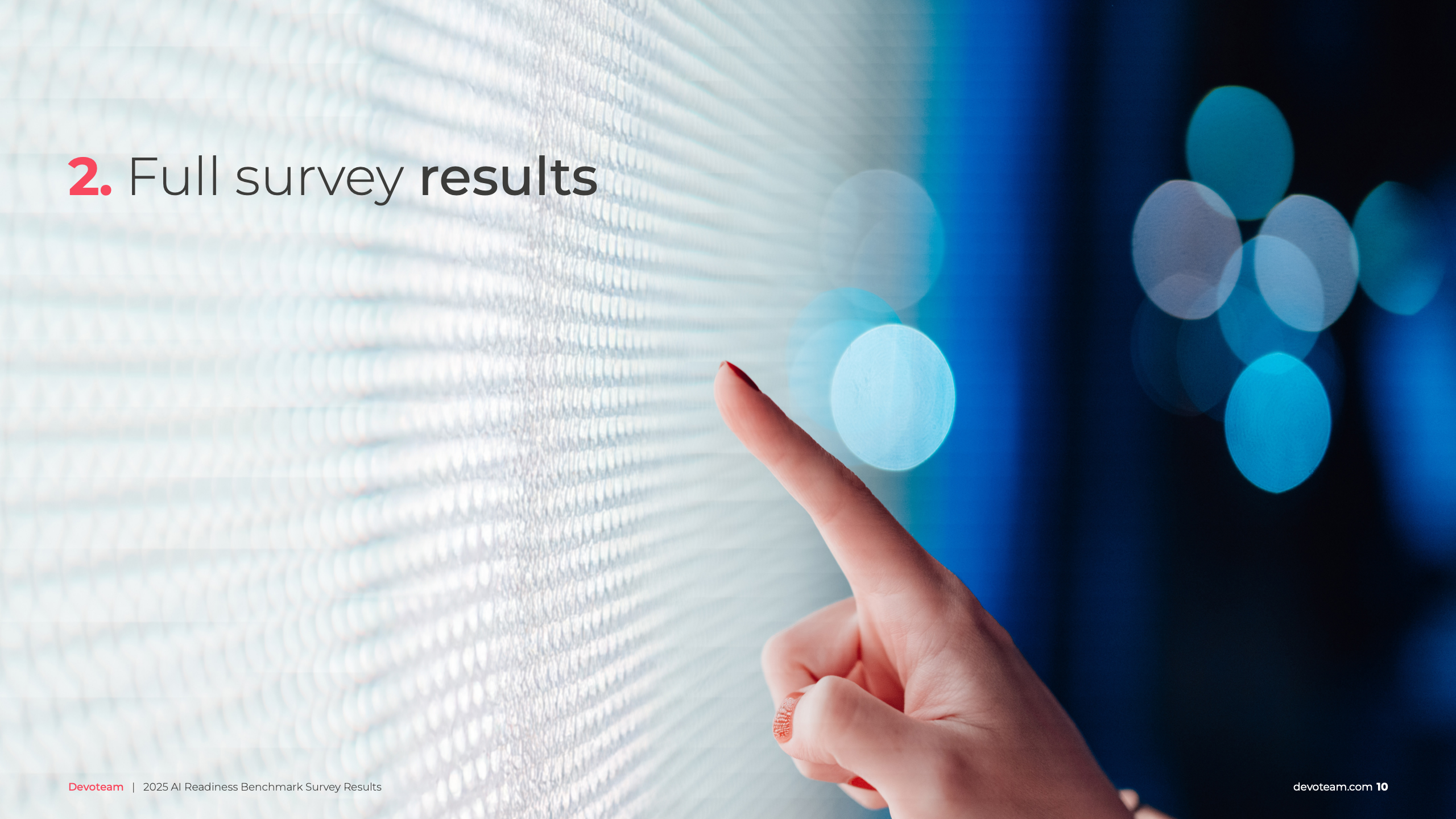 Devoteam 2025 AI准备度基准调查报告图表第十页