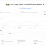 LLaMA Factory部署完成界面截图