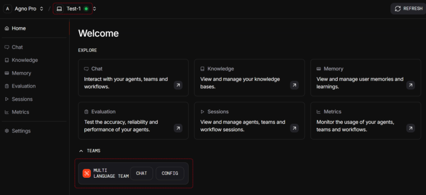 AgentOS UI本地服务连接界面示意