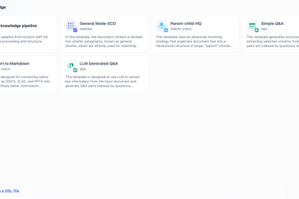 Dify Knowledge Pipeline模板示例1