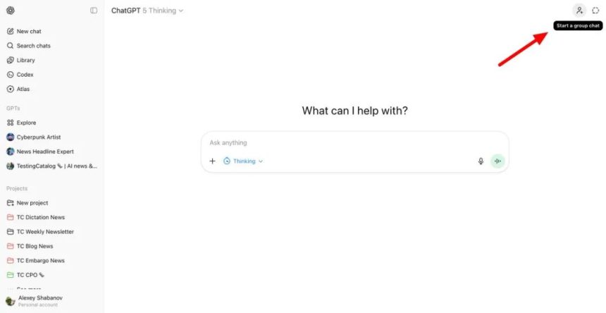 ChatGPT群聊界面预览