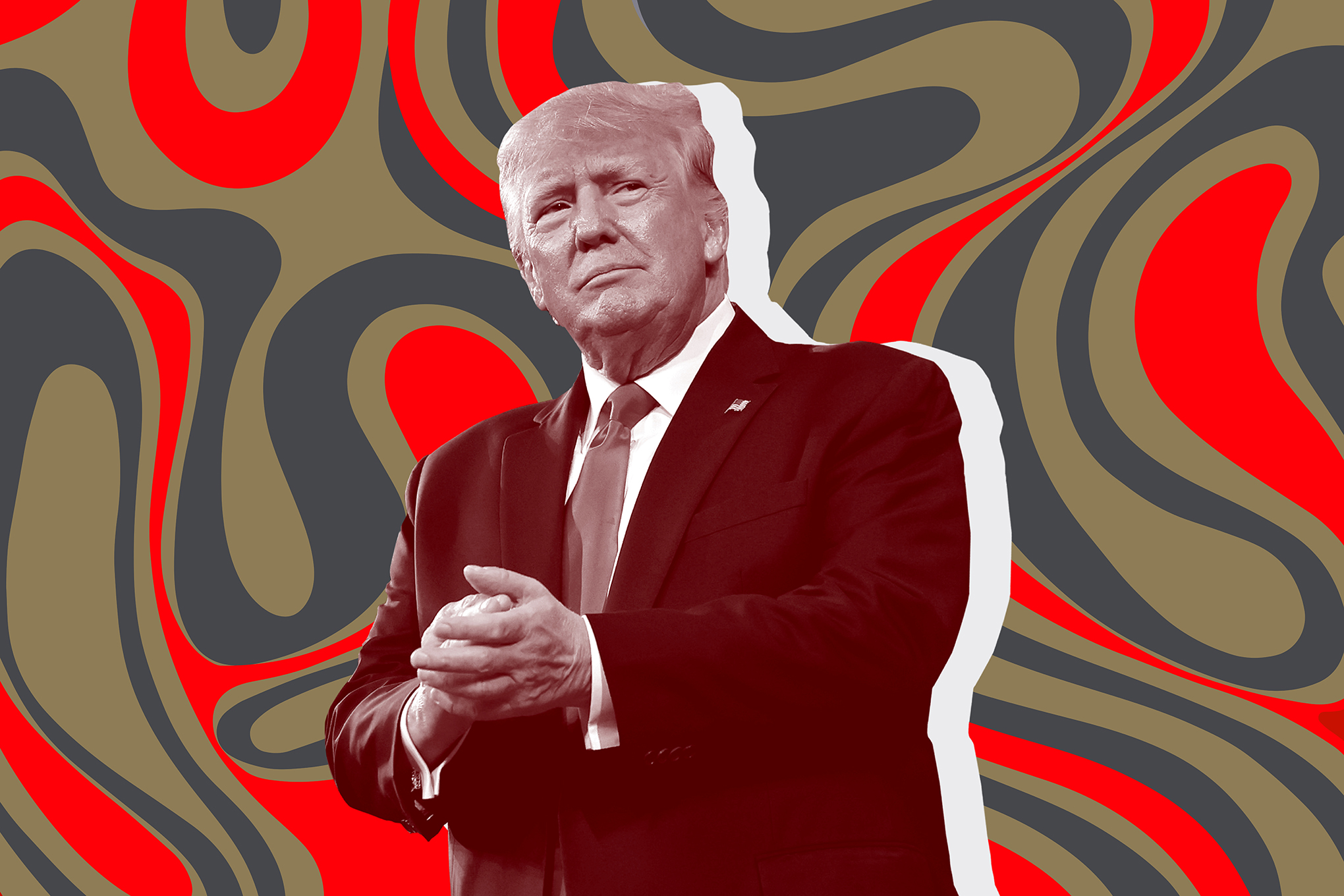 特朗普总统签署法案概念图