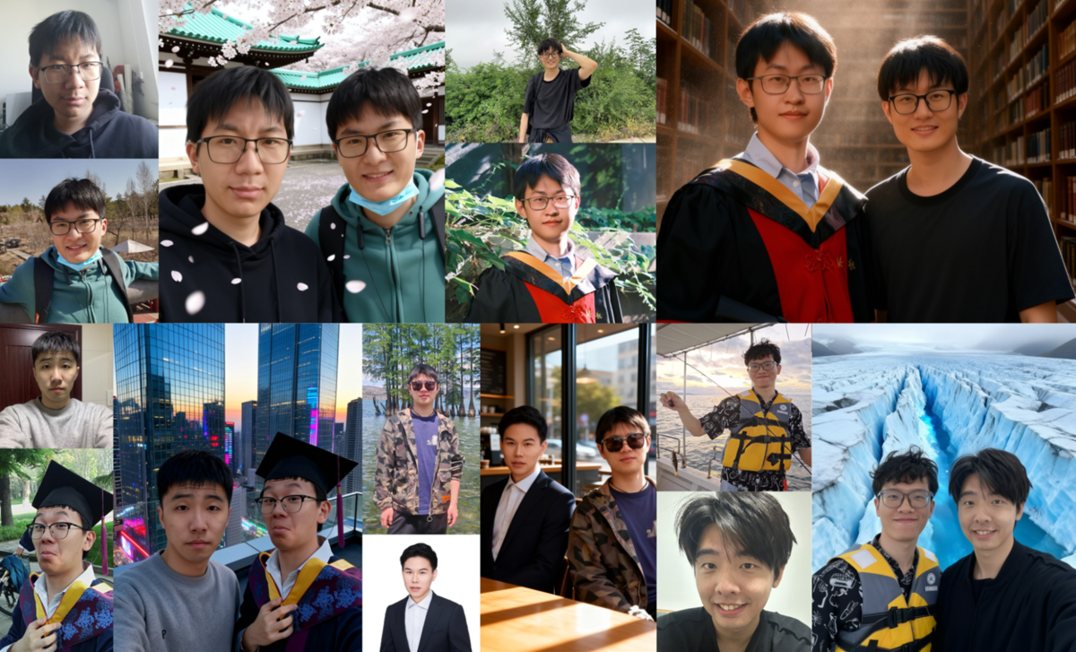 图3：Qwen多人物编辑效果